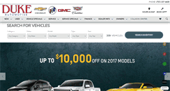 Desktop Screenshot of dukeauto.com